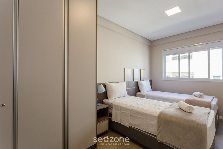 Apto 2 suites cerca de la playa Floripa-SC STN205