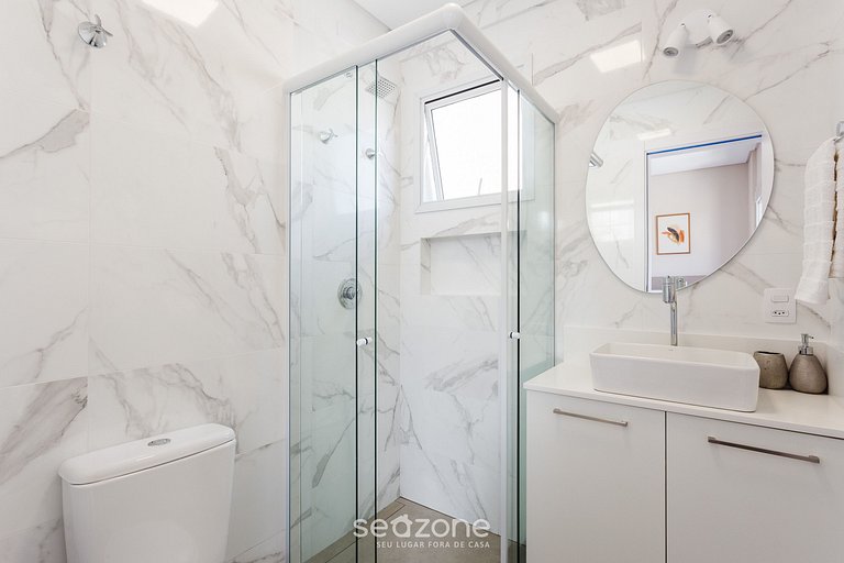 Apto 2 suites cerca de la playa Floripa-SC STN205