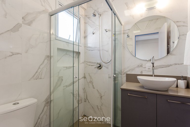 Apto 2 suites cerca de la playa Floripa-SC STN205