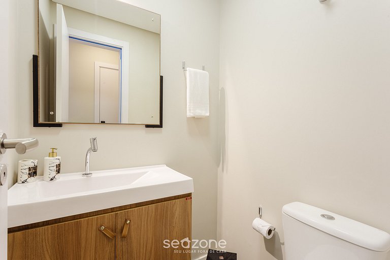 Apto 2 suites cerca de la playa Floripa-SC STN205