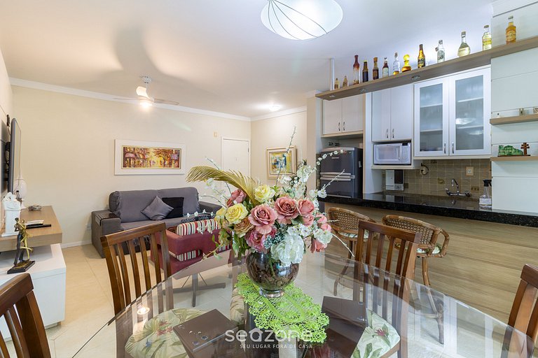 Lindo apto a 500m da praia de Jurerê CRJ101