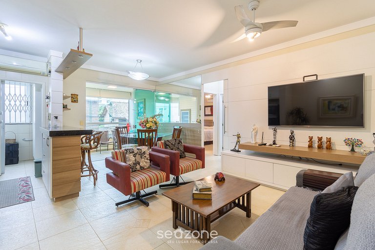 Hermoso apartamento a 500m de la playa de Jurerê CRJ101