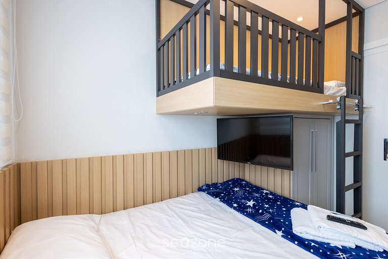 Apto 2Hab c/ Parrilla cerca de la Playa BC STL401