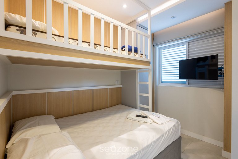 Apto 2Q c/ churrasq. prox da praia - BC - STL401