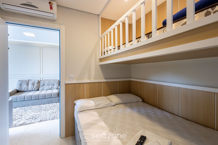 Apto 2Q c/ churrasq. prox da praia - BC - STL401