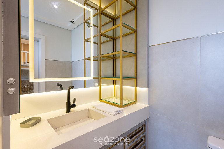 Apto 2Q c/ churrasq. prox da praia - BC - STL401