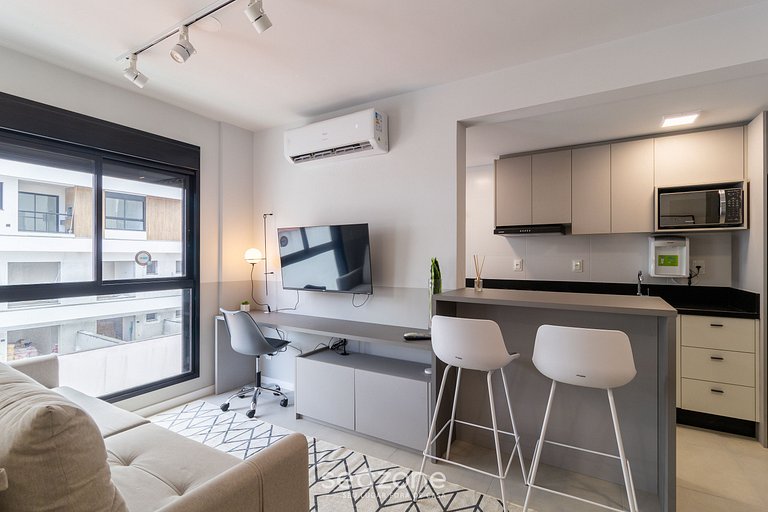 Apto no centro próx da praia em Floripa ECH113