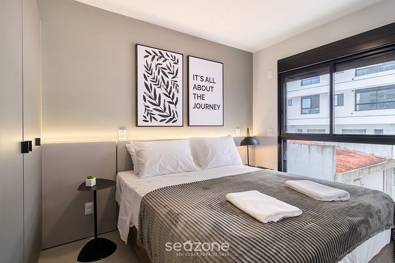 Apto no centro próx da praia em Floripa ECH113