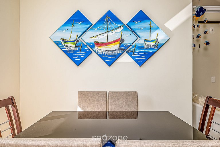 Casa em cond c piscina 150m praia Mariscal CCM004