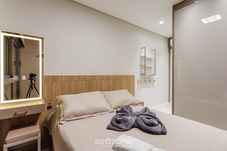 Lindo apto menos de 5 min da praia VRN302