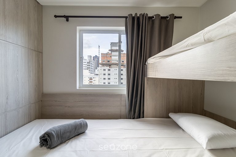 Apto lindo prox do mar em Balneário YVD1301