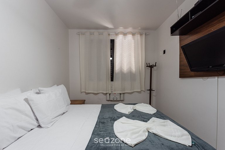 Apto próximo a praia e com churrasqueira AAL0204