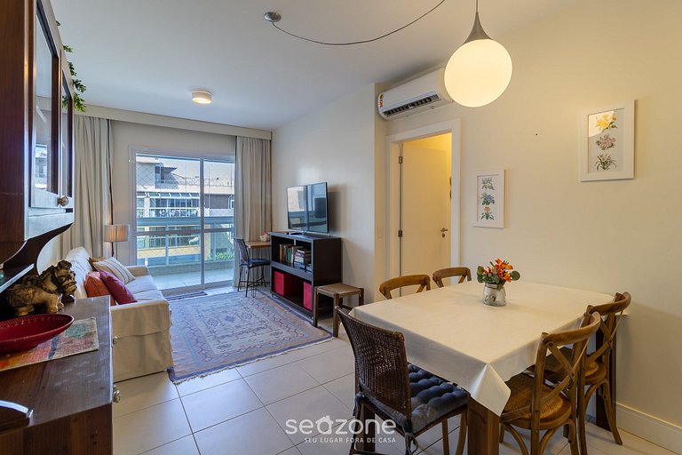 Belo apto bem próximo a Praia do Campeche RAP308