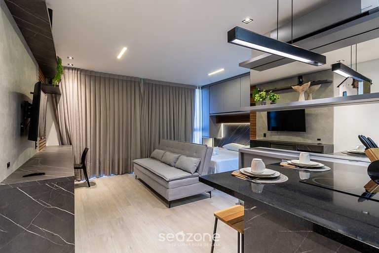 Nuevo estudio a 450m de playa Floripa-SC CCS0205