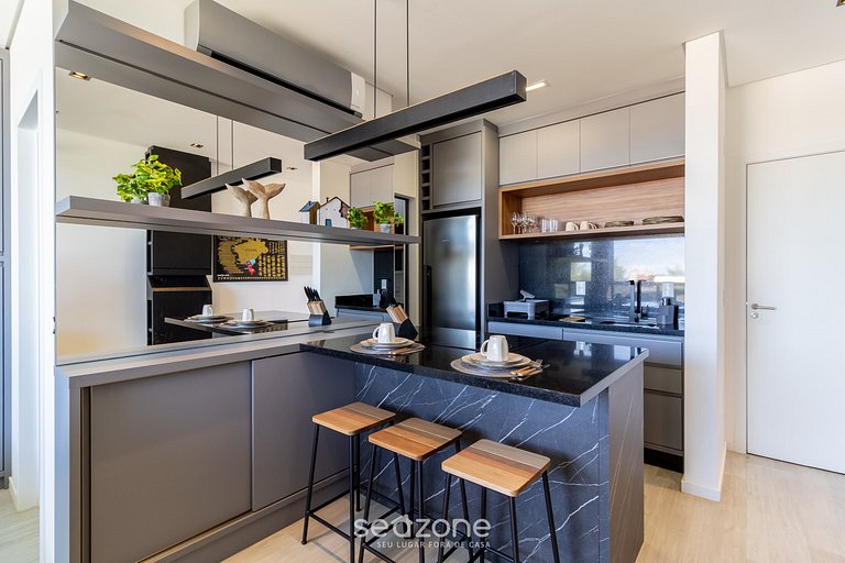 Nuevo estudio a 450m de playa Floripa-SC CCS0205