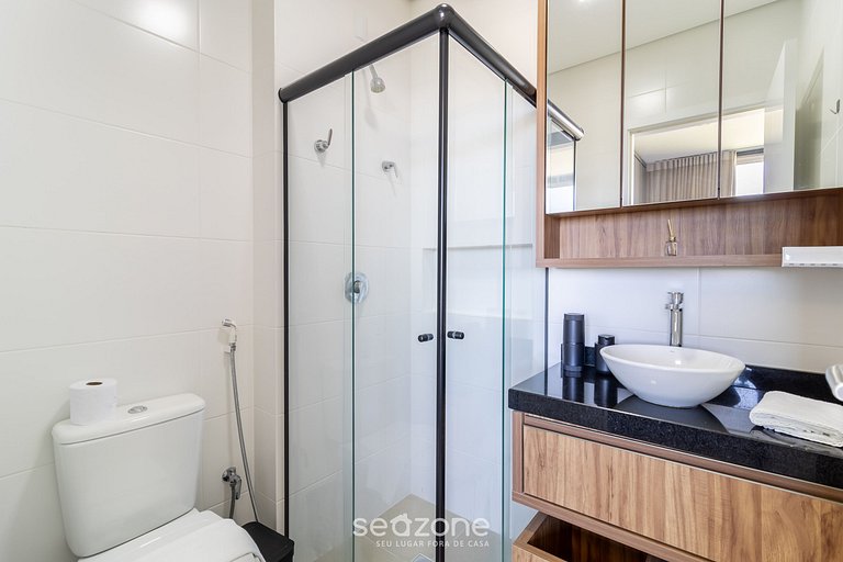 Studio novo a 450m da praia Floripa-SC CCS0205