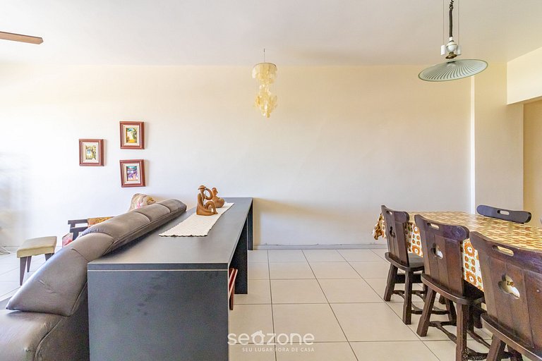 Confortável apto beira mar em Cabo Frio/RJ LDN021