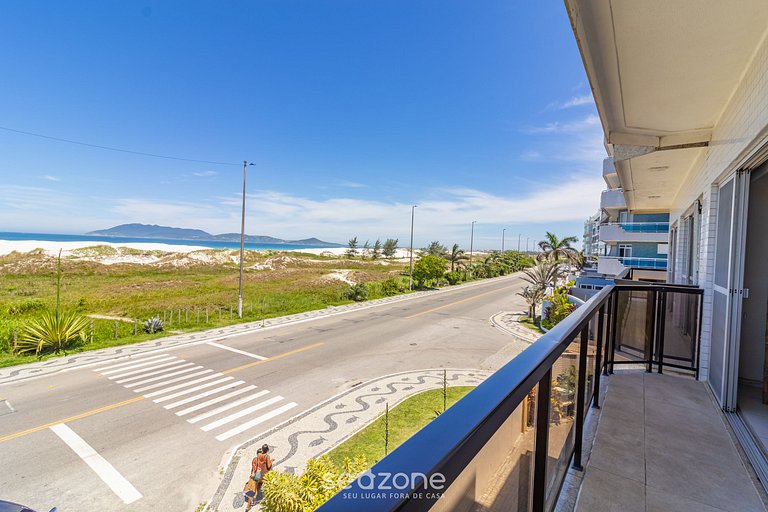 Confortável apto beira mar em Cabo Frio/RJ LDN021