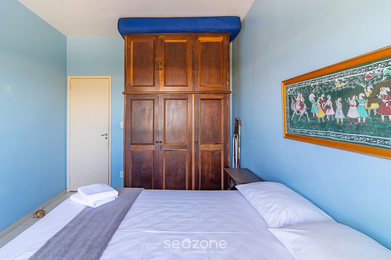 Confortável apto beira mar em Cabo Frio/RJ LDN021