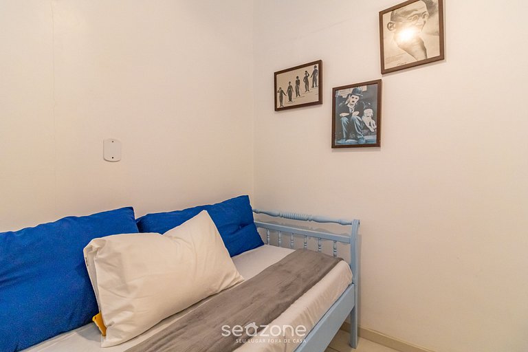 Confortável apto beira mar em Cabo Frio/RJ LDN021