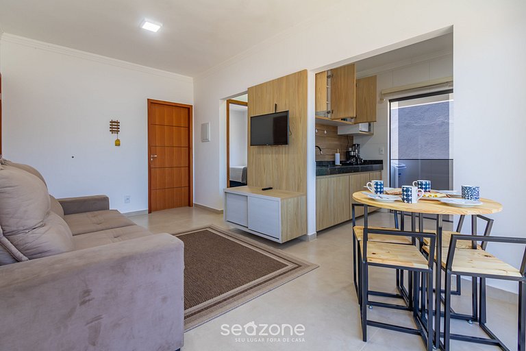 Aconchegante apartamento bem mobiliado PDM005