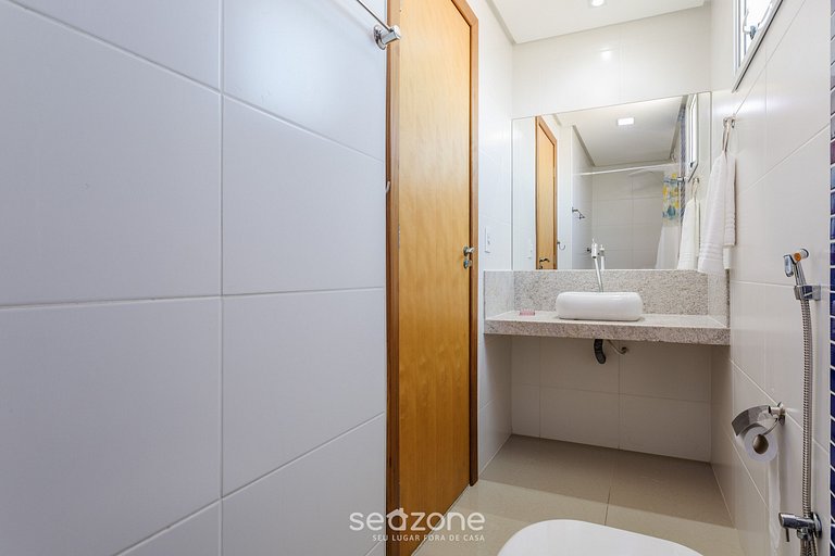 Lindo apto a apenas 400m da Praia do Morro CVE402