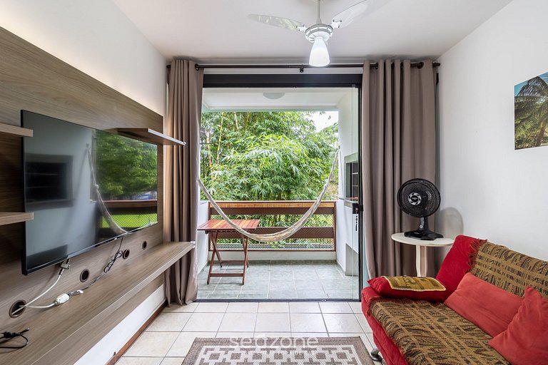 Apto 1 dormitorio con barbacoa Floripa-SC ABL0138