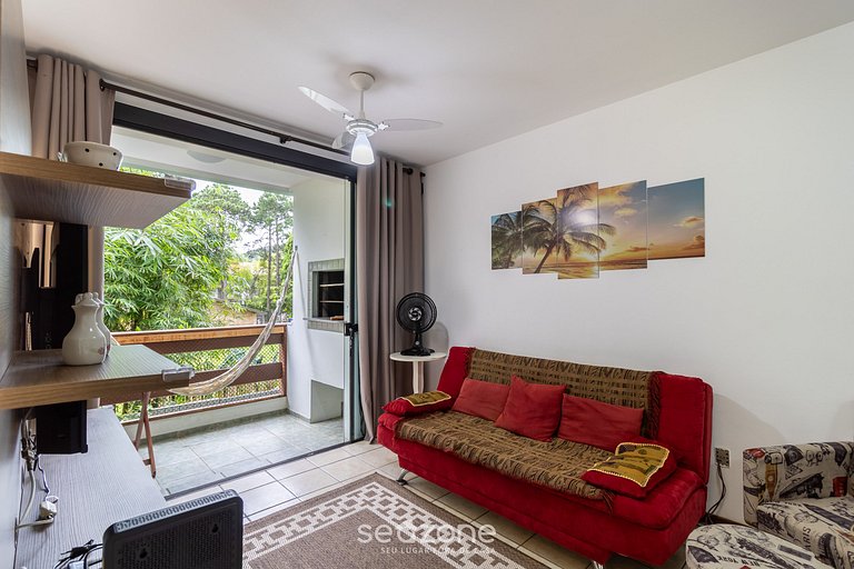 Apto 1 quarto com churrasqueira Floripa-SC ABL0138