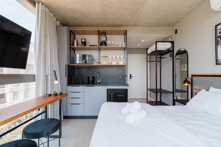 Estudio de lujo con vista al mar en Jurerê SPJ0505