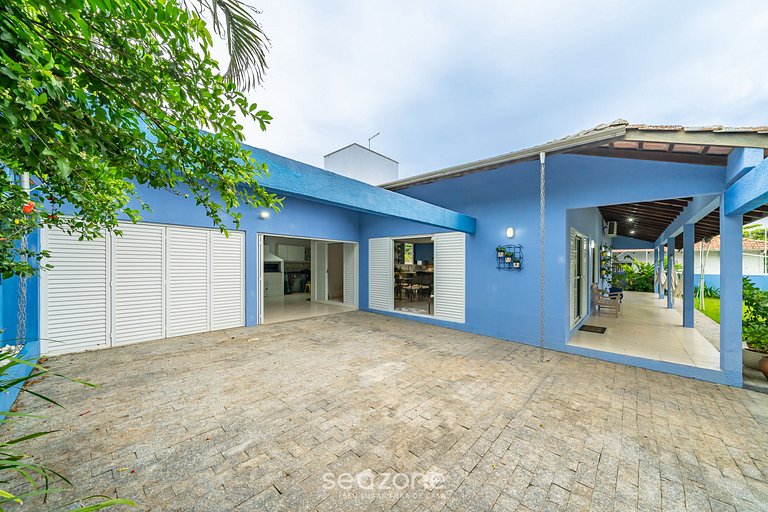 Casa 4Q c/ churrasq. 100m da praia JAT0355