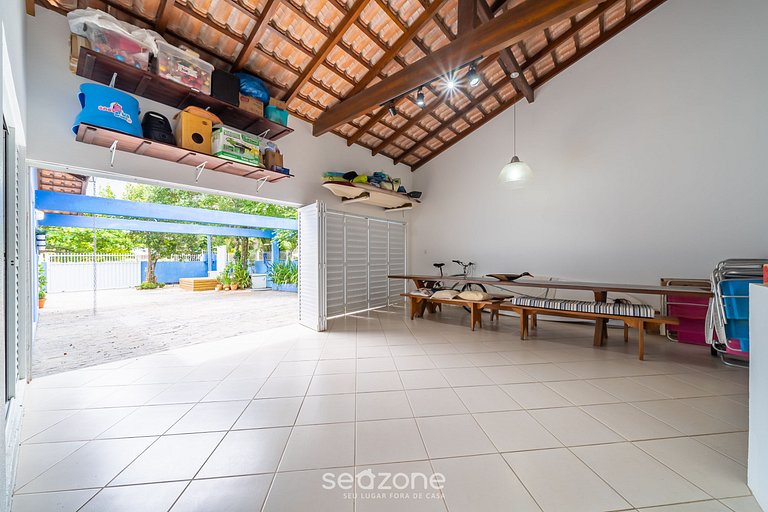 Casa 4Q c/ churrasq. 100m da praia JAT0355