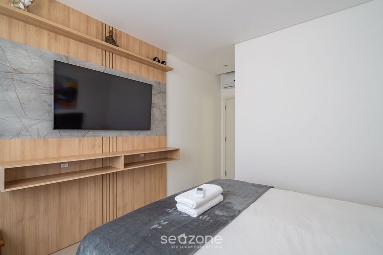 Excelente apto luxuoso a 3 min da praia DBR0805