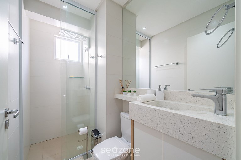 Excelente apto luxuoso a 3 min da praia DBR0805