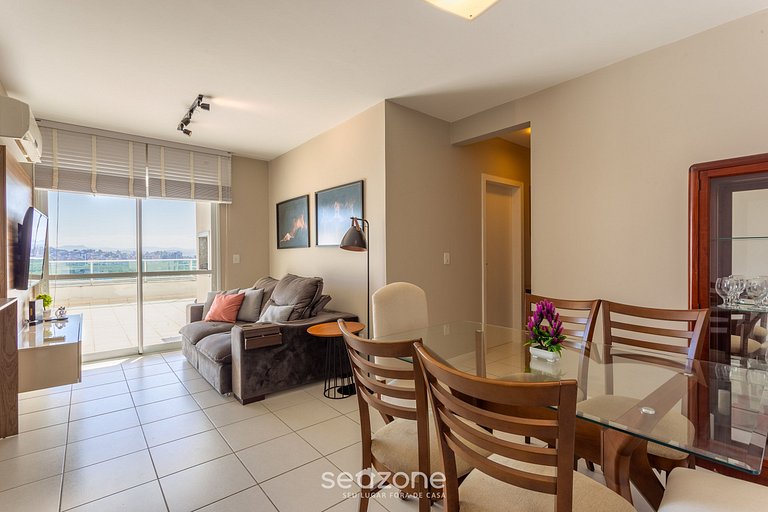 Apto Encantadora Vista al Mar en Itacorubi CMR204