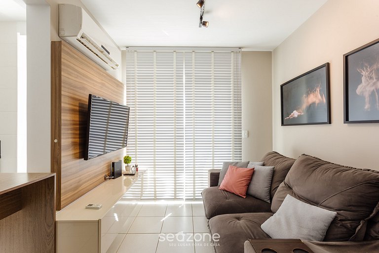 Apto c/ Vista Mar Encantadora no Itacorubi CMR204