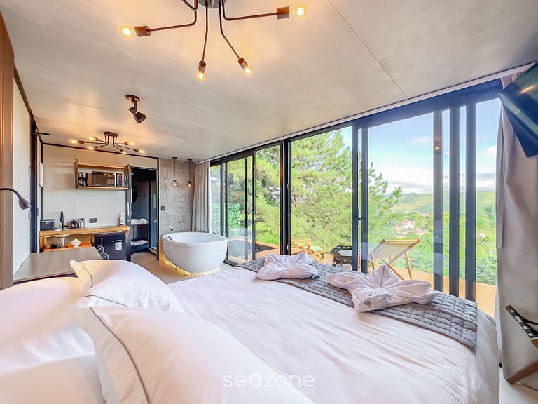 Cabana Charmosa c/ Vista Montanha em CDJ CNB005