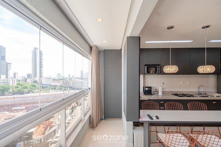 Flat en condominio en Setor Bueno - LHD0706