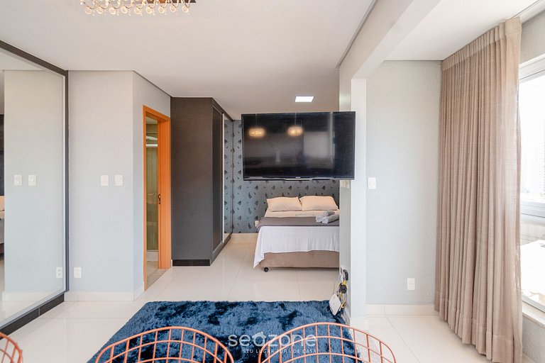 Flat en condominio en Setor Bueno - LHD0706