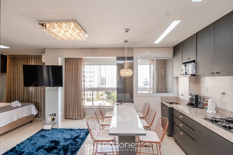 Flat en condominio en Setor Bueno - LHD0706