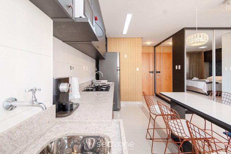 Flat en condominio en Setor Bueno - LHD0706