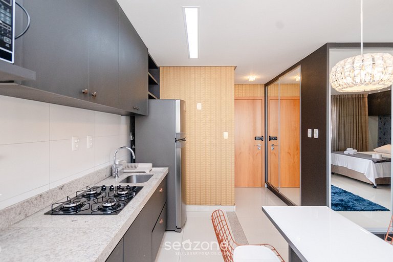 Flat c/ gimnasio en cond., Setor Bueno - LHD0706