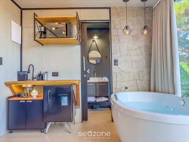 Cabana Aconchegante com Vista Serra [CNB003]