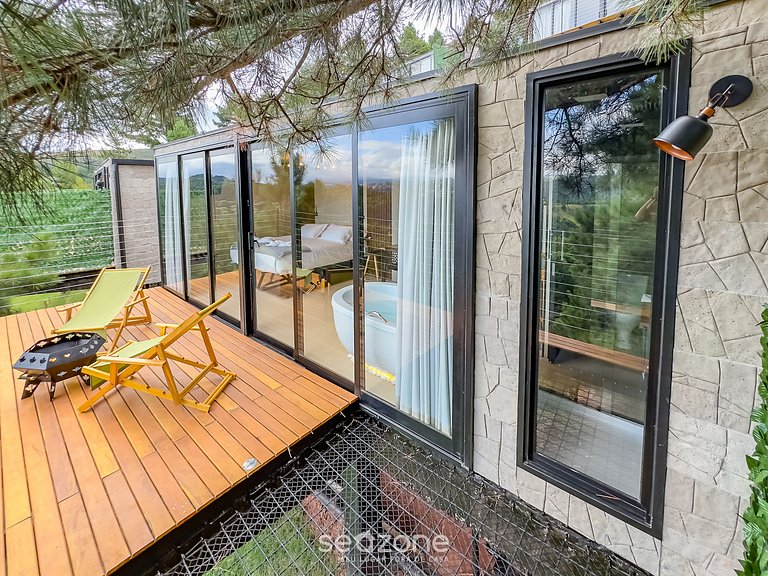 Cabaña Acogedora con Vista a la Sierra [CNB003]