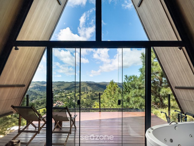 Hermoso chalet p/ parejas en la Sierra Paulista CNA008