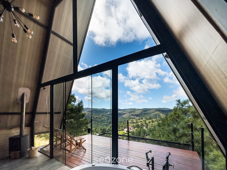 Hermoso chalet p/ parejas en la Sierra Paulista CNA008