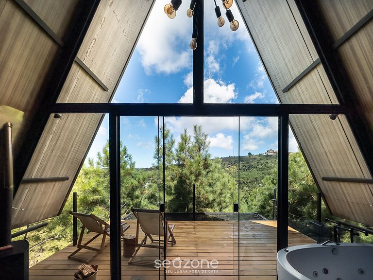 Hermoso chalet p/ parejas en la Sierra Paulista CNA008