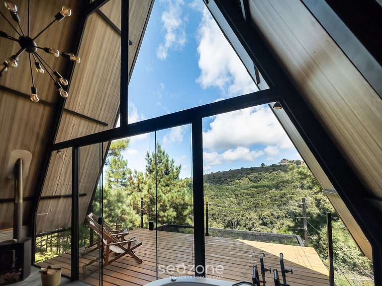 Hermoso chalet p/ parejas en la Sierra Paulista CNA008