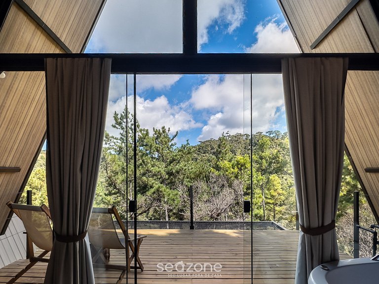 Hermoso chalet p/ parejas en la Sierra Paulista CNA008