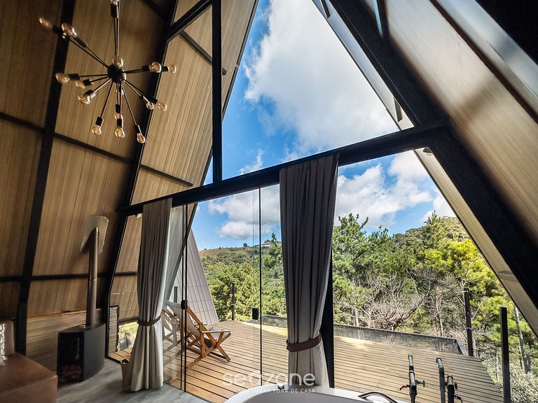 Hermoso chalet p/ parejas en la Sierra Paulista CNA008