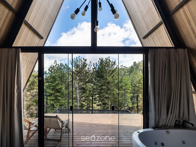 Hermoso chalet p/ parejas en la Sierra Paulista CNA008